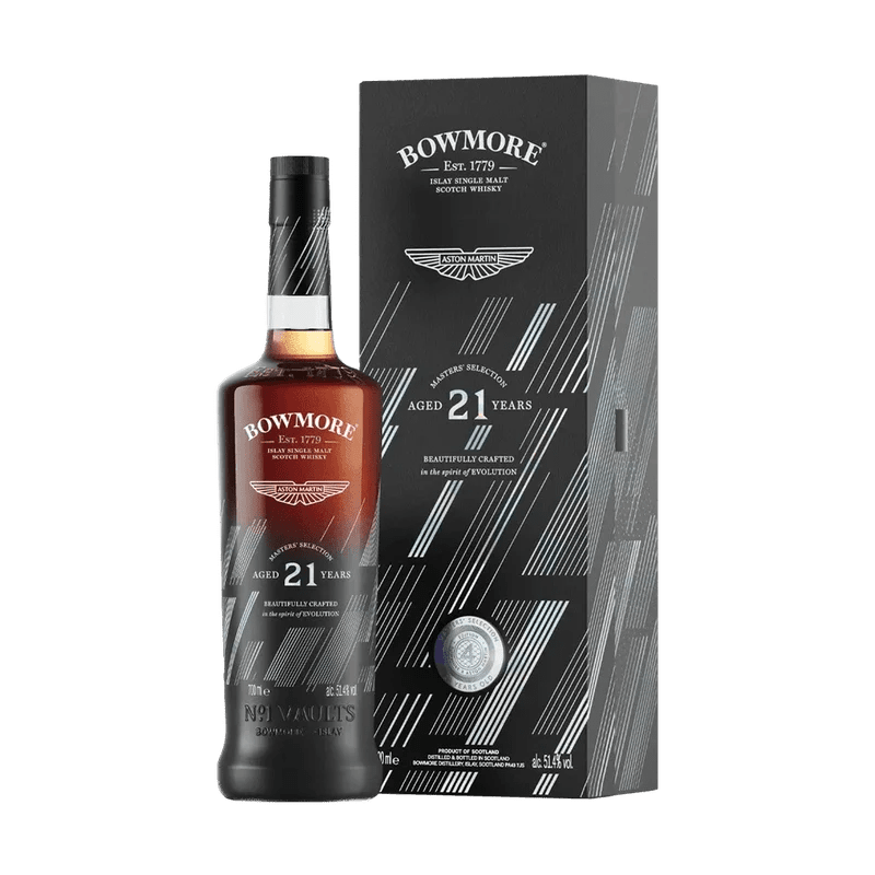 Bowmore x The Aston Martin Master's Selection No. 1 Vaults 21 Year Single Malt Scotch Whiskyy - Vintage Wine & Spirits