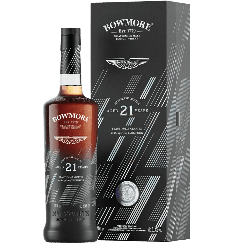 Bowmore x The Aston Martin Master's Selection No. 1 Vaults 21 Year Single Malt Scotch Whiskyy - Vintage Wine & Spirits