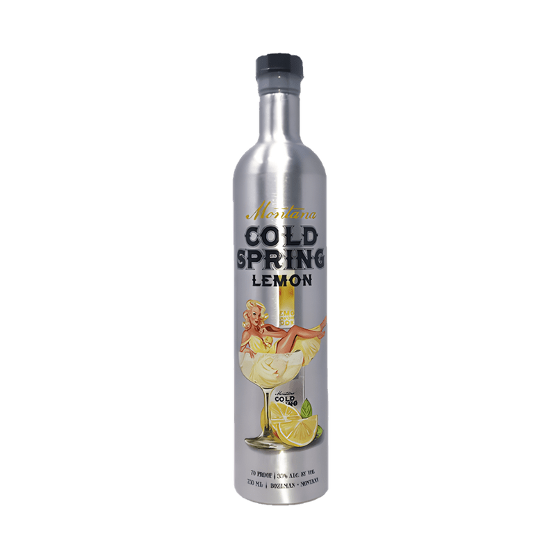 Bozeman Spirits Montana Cold Spring Lemon Flavored Vodka Aluminum Bottle - Vintage Wine & Spirits