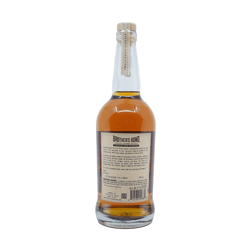 Brother's Bond Cask Strength Straight Bourbon Whiskey - Vintage Wine & Spirits