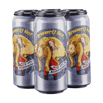 Brouwerij West 'Dog Ate My Homework' Blackberry Ale Beer 4-Pack - Vintage Wine & Spirits