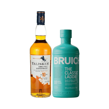 Bruichladdich Classic Laddie 10 Year & Talisker 10 Year Old Bundle - Vintage Wine & Spirits