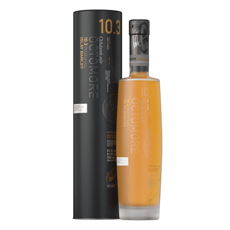 Bruichladdich Octomore 10.3 Edition Super Heavily Peated 6 Year Old Islay Barley Single Malt Scotch Whisky - Vintage Wine & Spirits