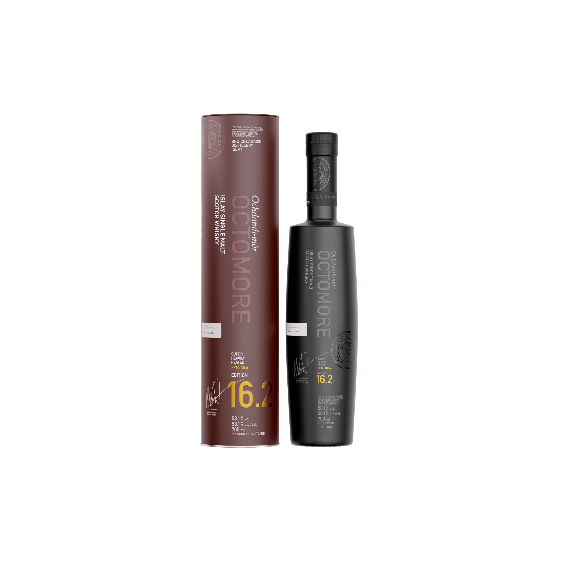 Bruichladdich Octomore 16.2 Edition Super Heavily Peated Islay Single Malt Scotch Whisky - Vintage Wine & Spirits