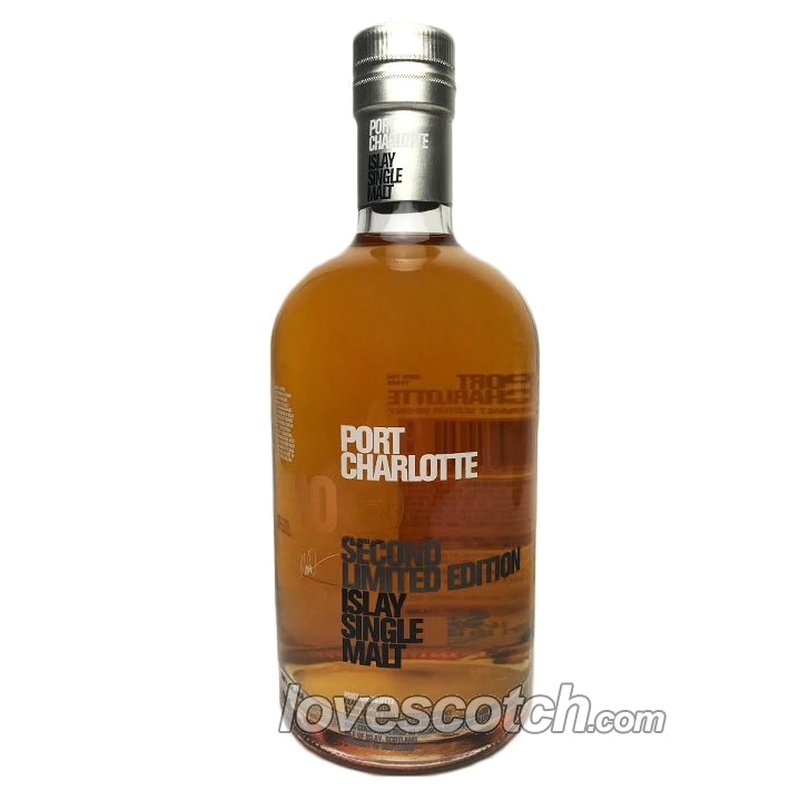 Bruichladdich Port Charlotte 10 Year Old Islay Single Malt 2nd Limited Edition - Vintage Wine & Spirits