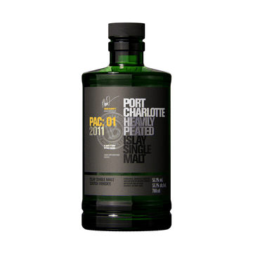 Bruichladdich Port Charlotte PAC:01 2011 Heavily Peated Islay Single Malt Scotch Whisky - Vintage Wine & Spirits