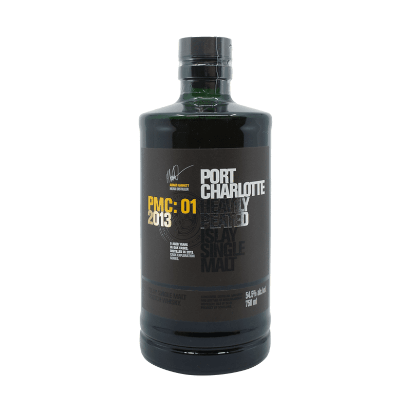 Bruichladdich Port Charlotte PMC:01 2013 Heavily Peated Islay Single Malt Scotch Whisky - Vintage Wine & Spirits