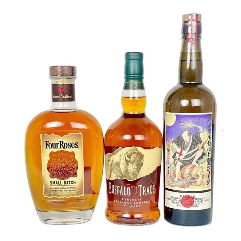 Buffalo Trace, Four Roses, & St. George Bundle - Vintage Wine & Spirits