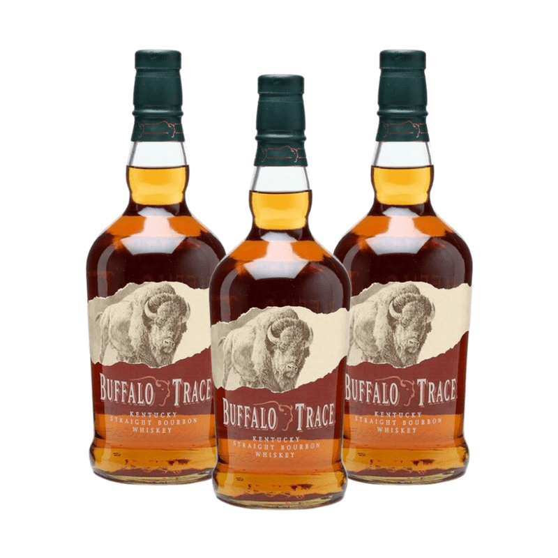 Buffalo Trace Kentucky Straight Bourbon Whiskey 1 Liter 3 Pack - Vintage Wine & Spirits