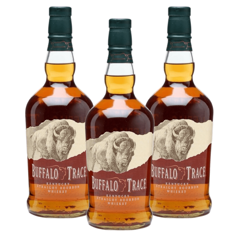 Buffalo Trace Kentucky Straight Bourbon Whiskey 1 Liter 3 Pack - Vintage Wine & Spirits