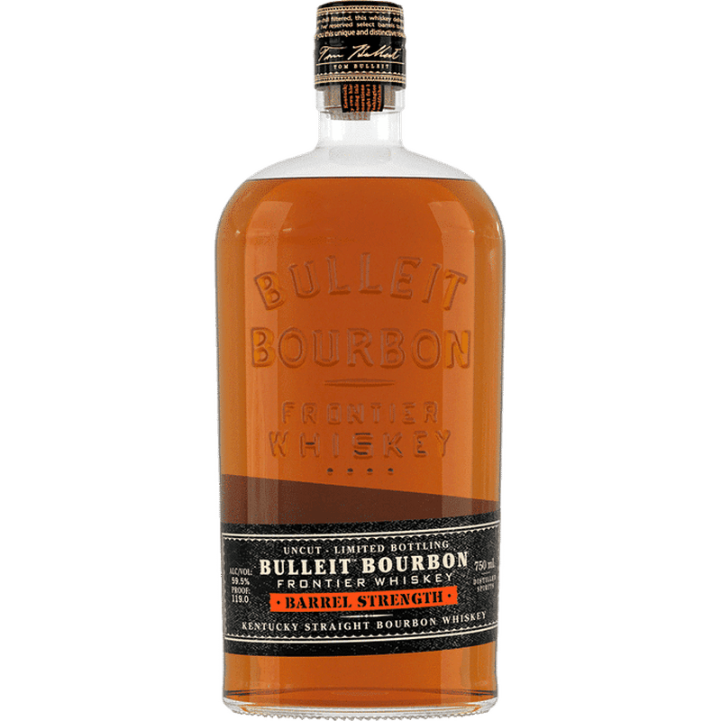 Bulleit Bourbon Barrel Strength Kentucky Straight Bourbon Whiskey - Vintage Wine & Spirits