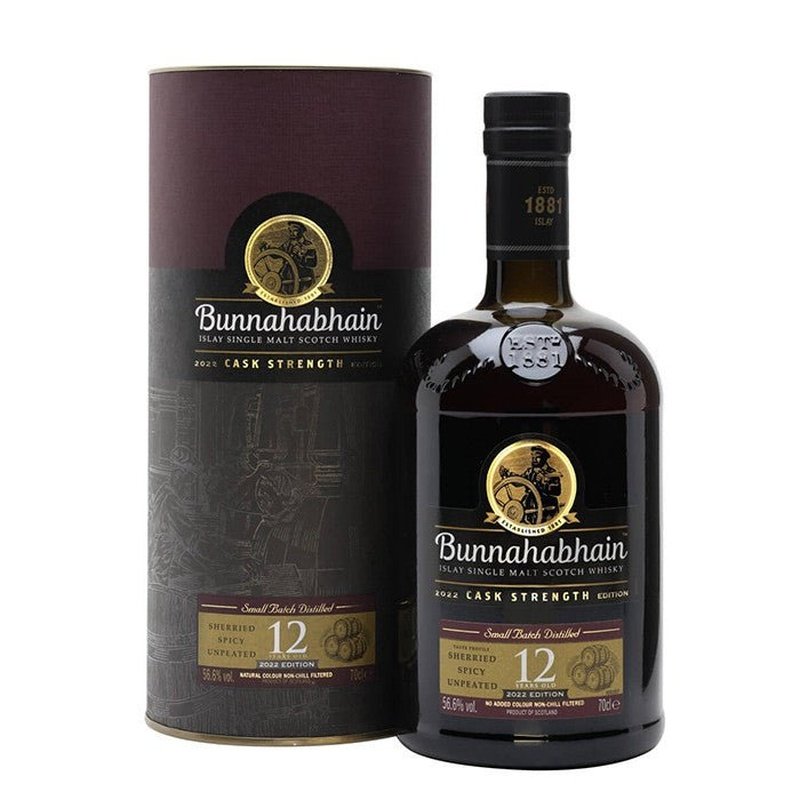 Bunnahabhain 12 Year Cask Strength Single Malt Scotch Whisky - Vintage Wine & Spirits