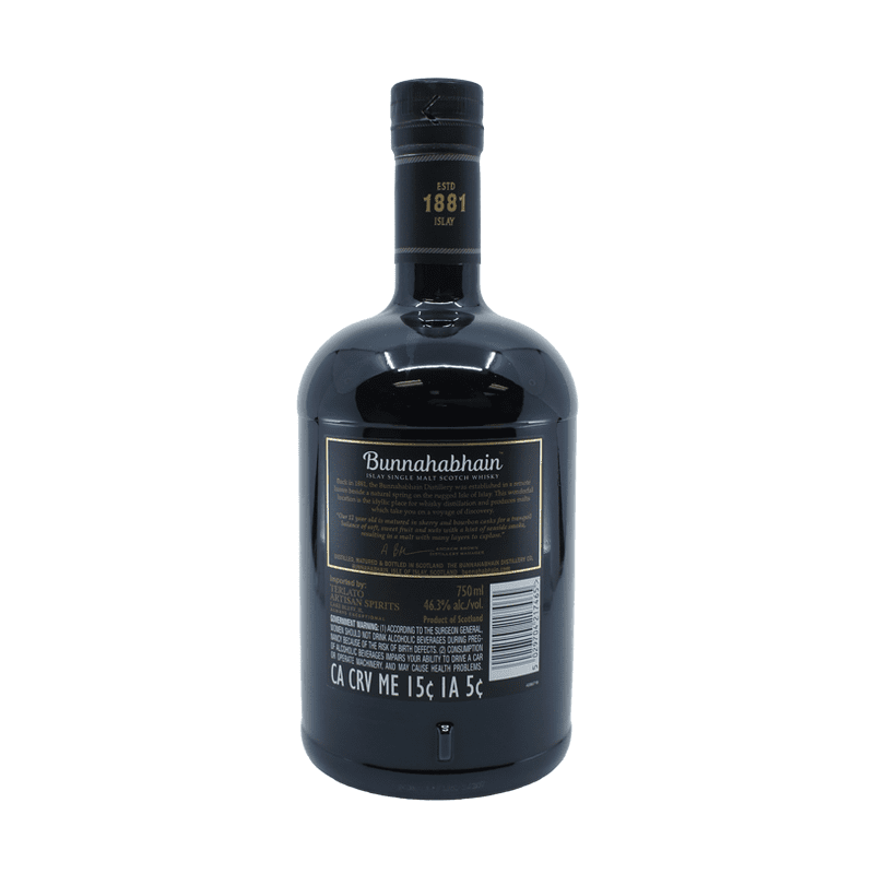 Bunnahabhain 12 Year Old Islay Single Malt Scotch Whisky - Vintage Wine & Spirits