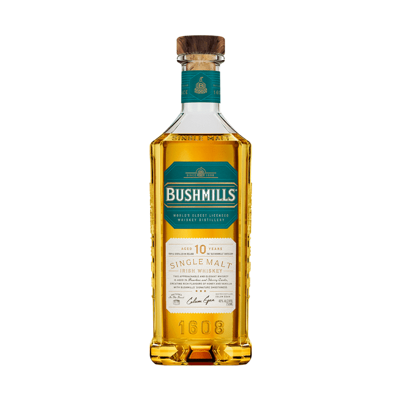 Bushmills 10 Year Old Single Malt Irish Whiskey - Vintage Wine & Spirits