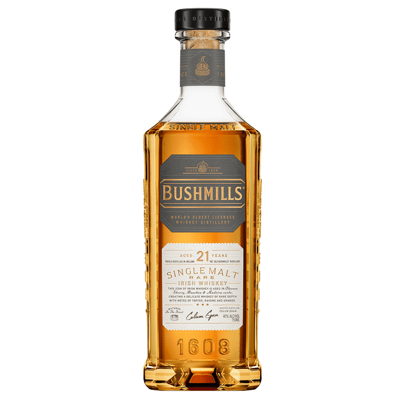 Bushmills 21 Year Old Single Malt Rare Irish Whiskey - Vintage Wine & Spirits