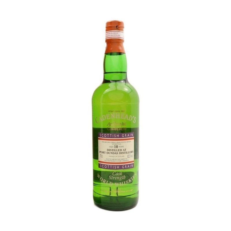 Cadenhead's Authentic Collection Port Dundas 10 Year Old Single Grain Scotch Whisky - Vintage Wine & Spirits