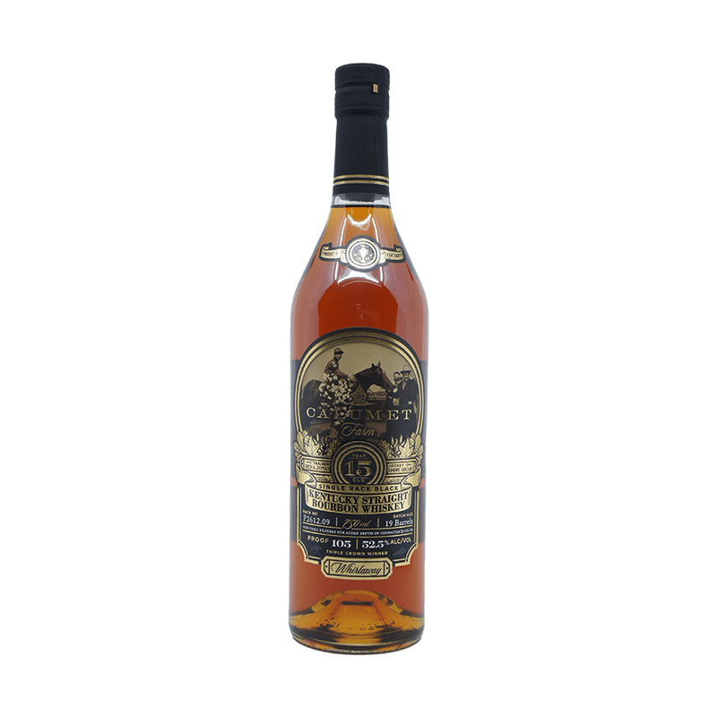 Calumet Farm Single Rack Black 15 Year Old Kentucky Straight Bourbon Whiskey - Vintage Wine & Spirits