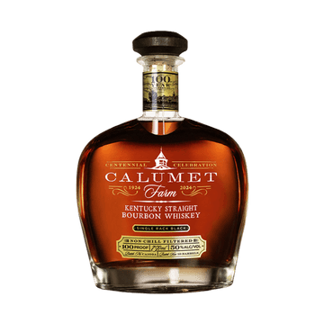 Calumet Farm Single Rack Black Centennial Kentucky Straight Bourbon Whiskey - Vintage Wine & Spirits