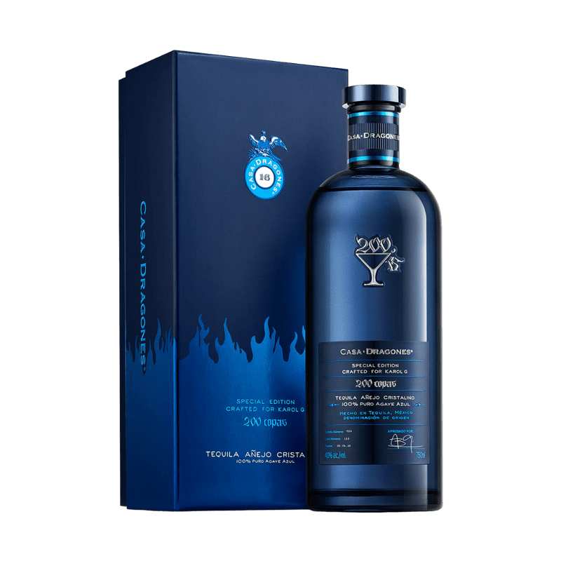 Casa Dragones x Karol G 200 Copas Añejo Cristalino Tequila Pre-Order - Vintage Wine & Spirits