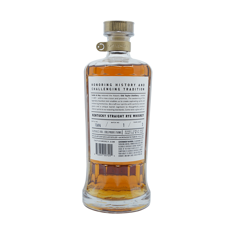 Castle & Key 'Restoration' 2022 Kentucky Straight Rye Whiskey - Vintage Wine & Spirits