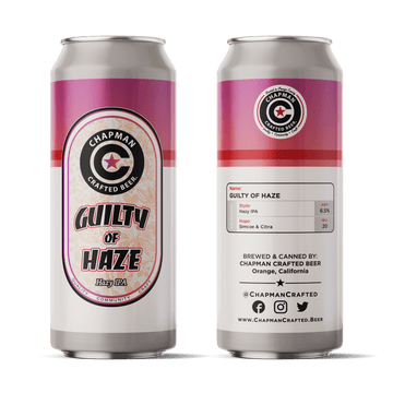Chapman Crafted Beer Guilty of Haze Hazy IPA 4-Pack Cans - Vintage Wine & Spirits