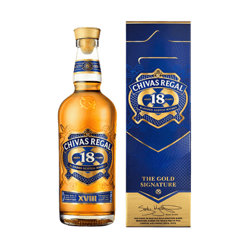 Chivas Regal Gold Signature 18 Year Old Blended Scotch Whisky - Vintage Wine & Spirits