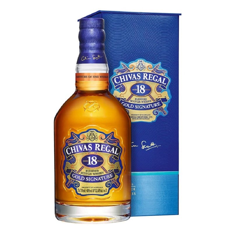Chivas Regal Gold Signature 18 Year Old Blended Scotch Whisky - Vintage Wine & Spirits
