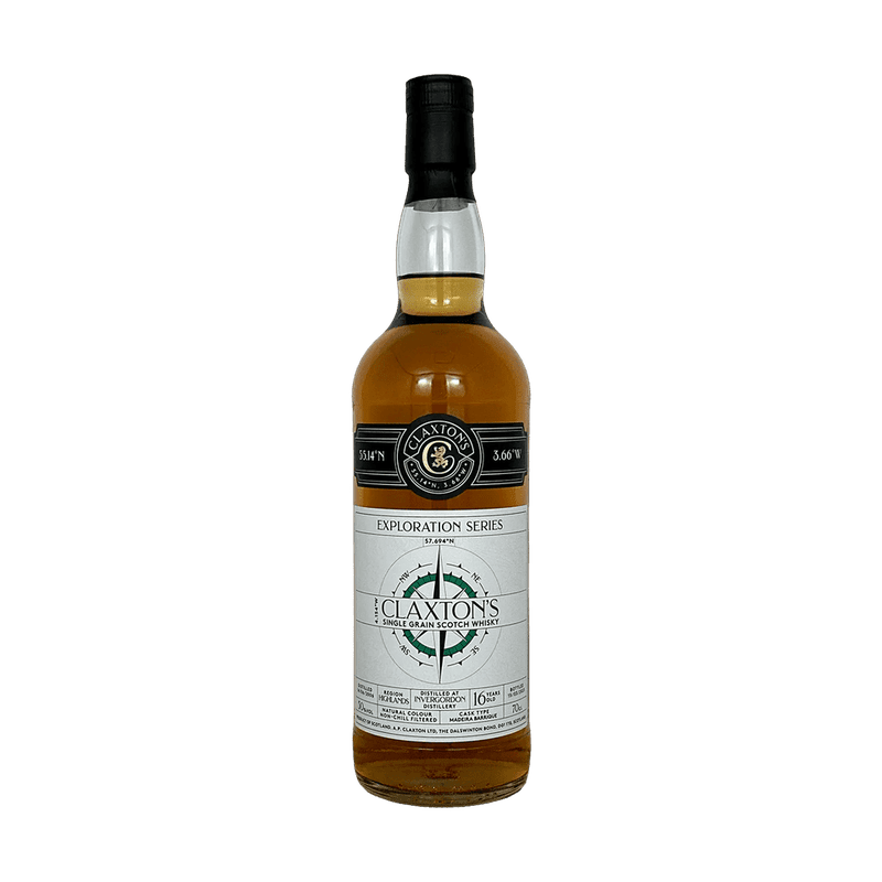 Claxton's Invergordon 2006 16 Year Old Madeira Barrique Cask Single Grain Scotch Whisky - Vintage Wine & Spirits