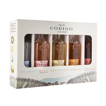 Código 1530 Blanco/Rosa/Reposado/Anejo/Extra Anejo 5-Pack Gift Set - Vintage Wine & Spirits