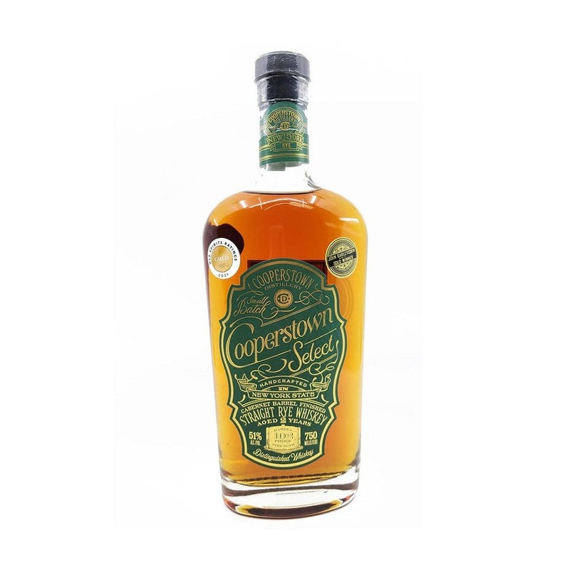 Cooperstown Select 2 Year Old Cabernet Barrel Finished Straight Rye Whiskey - Vintage Wine & Spirits