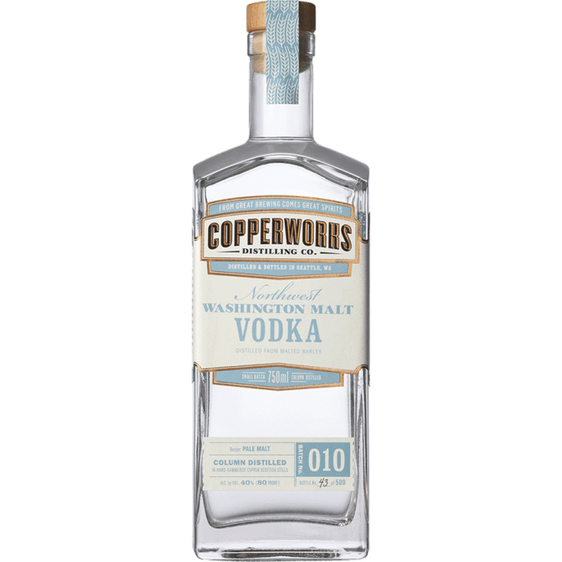 Copperworks Northwest Washington Malt Vodka - Vintage Wine & Spirits