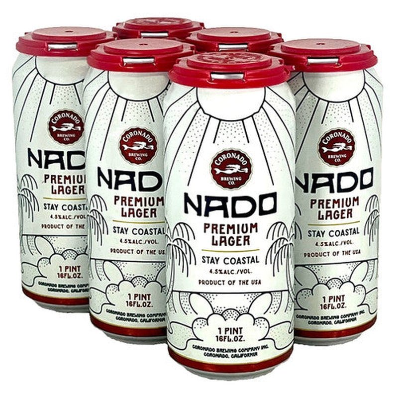 Coronado Brewing Nado Premium Lager Beer 6-pack - Vintage Wine & Spirits