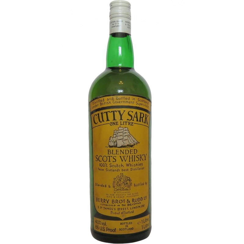 Cutty Sark Blended Scotch Whisky Liter - Vintage Wine & Spirits