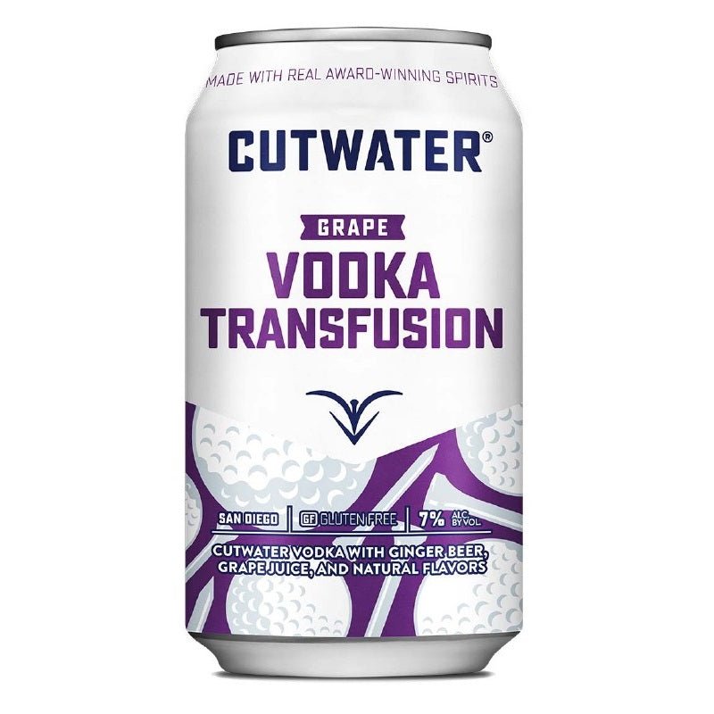 Cutwater Grape Vodka Transfusion 4-Pack Cocktail - Vintage Wine & Spirits