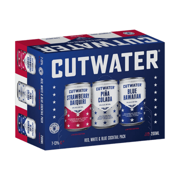Cutwater Red White & Blue Cocktail Pack 12-Pack - Vintage Wine & Spirits