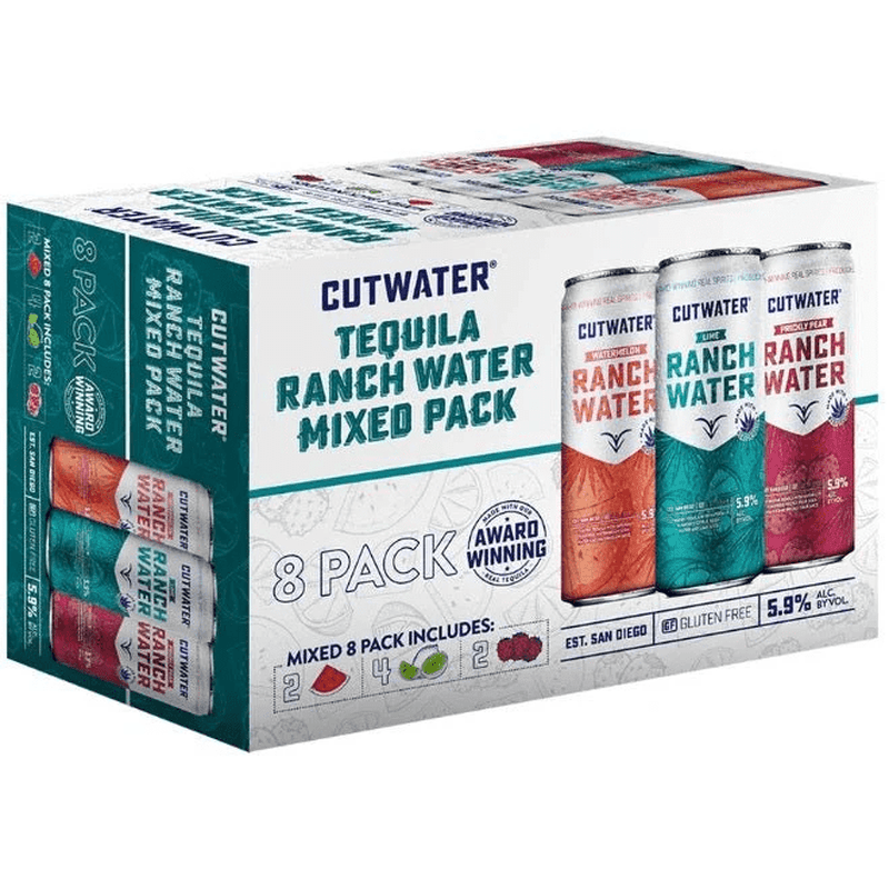 Cutwater 'Tequila Ranch Water' Mixed 8-pack - Vintage Wine & Spirits