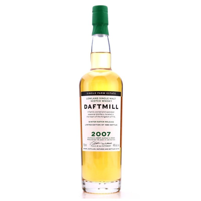 Daftmill Winter Batch Release 2007 Lowland Single Malt Scotch Whisky - Vintage Wine & Spirits