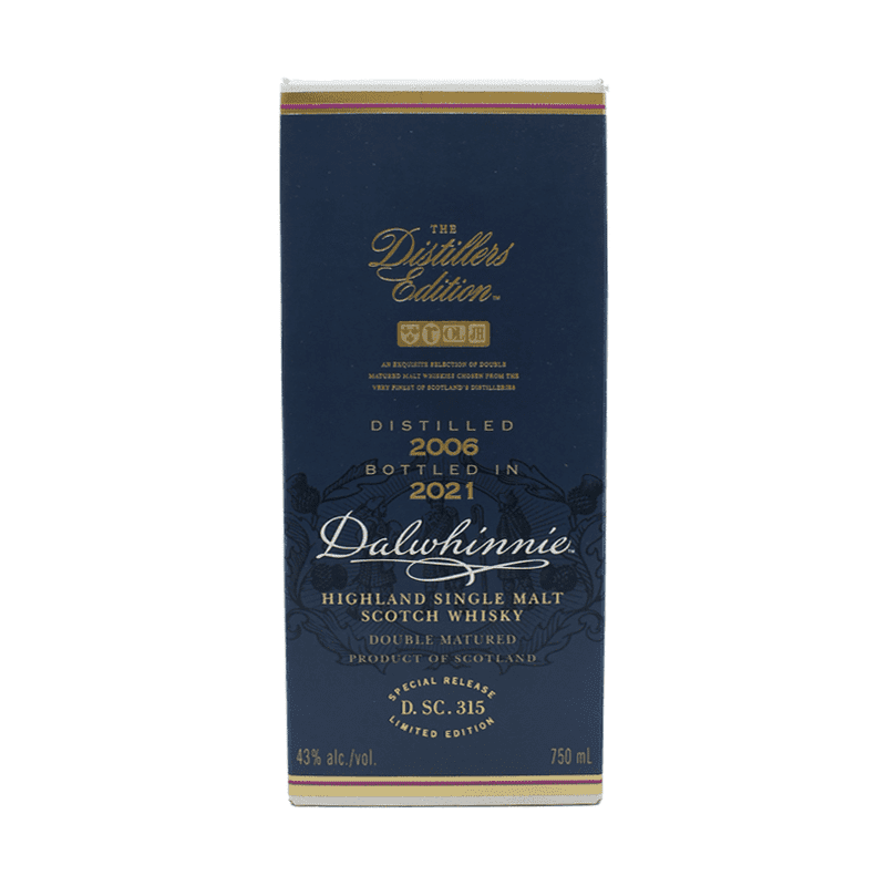 Dalwhinnie Distillers Edition 2021 Double Matured Highland Single Malt Scotch Whisky - Vintage Wine & Spirits