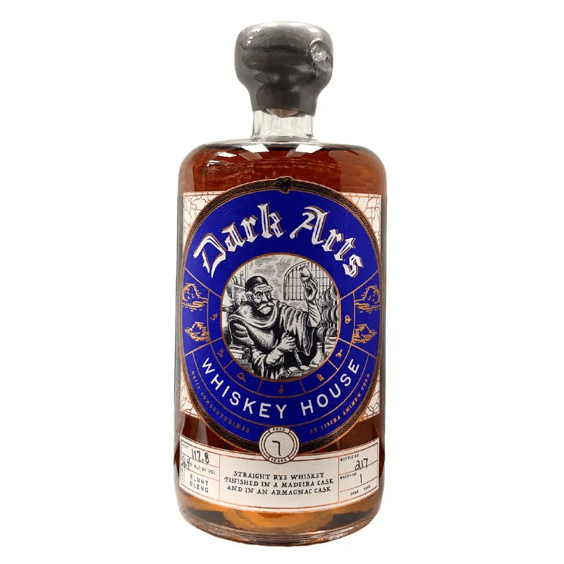 Dark Arts Whiskey House 'Blunt Blend' 7 Year Rye Whiskey Finished in Madeira & Armagnac Casks - Vintage Wine & Spirits