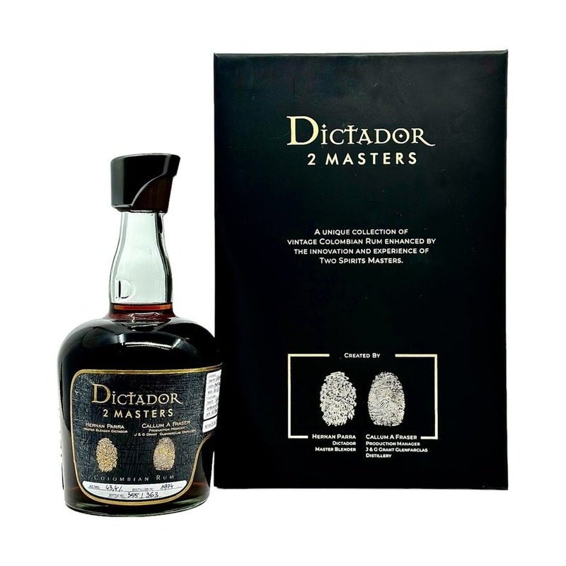 Dictador 2 Masters 1974 Glenfarclas 44 Year Old Rum - Vintage Wine & Spirits