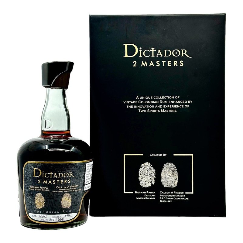 Dictador 2 Masters 1974 Glenfarclas 44 Year Old Rum - Vintage Wine & Spirits