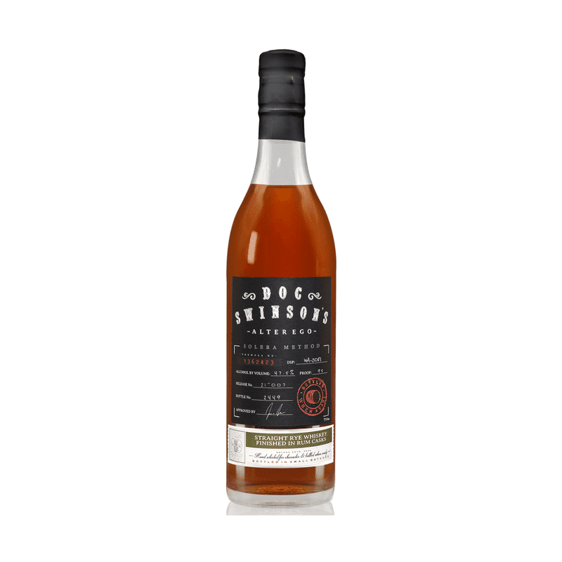 Doc Swinson's 'Alter Ego' Solera Method Rum Cask Finish Straight Rye Whiskey - Vintage Wine & Spirits