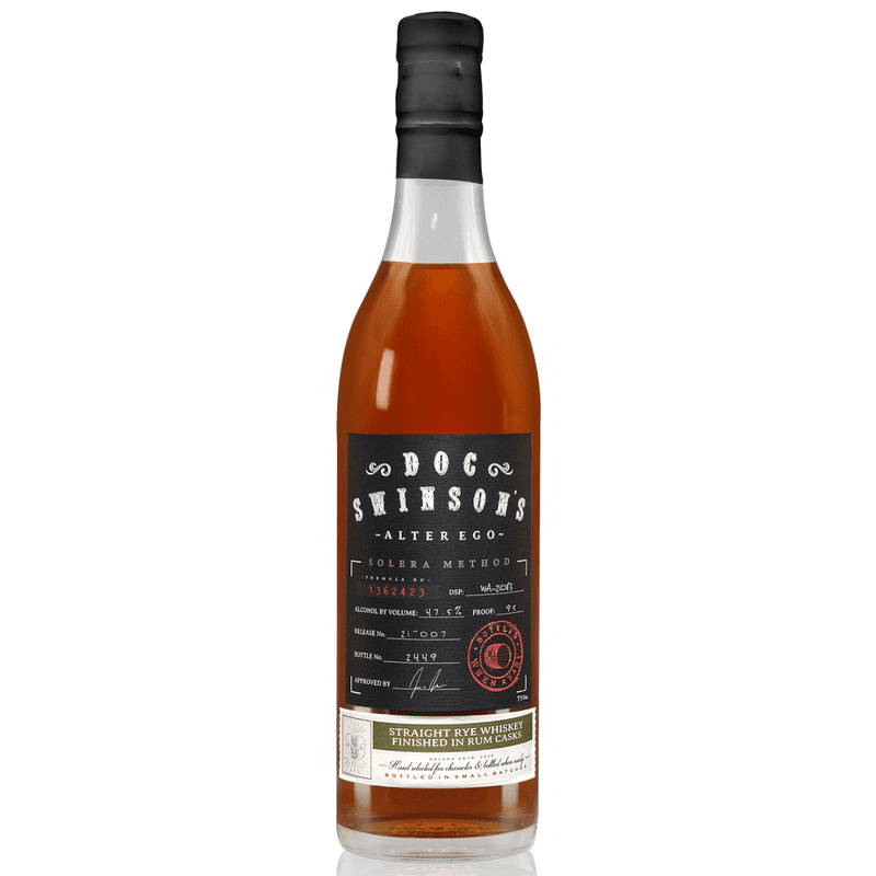 Doc Swinson's 'Alter Ego' Solera Method Rum Cask Finish Straight Rye Whiskey - Vintage Wine & Spirits