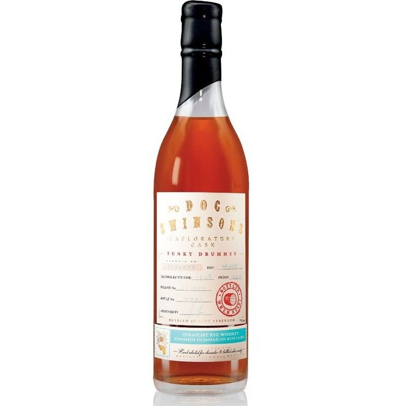 Doc Swinson's 'Funky Drummer' Exploratory Cask Series Jamaican Rum Cask Finish Straight Rye Whiskey - Vintage Wine & Spirits