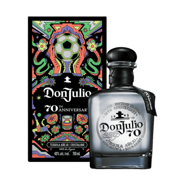 Don Julio Anejo Claro 70th Anniversary Futbol Tequila Limited Edition - Vintage Wine & Spirits