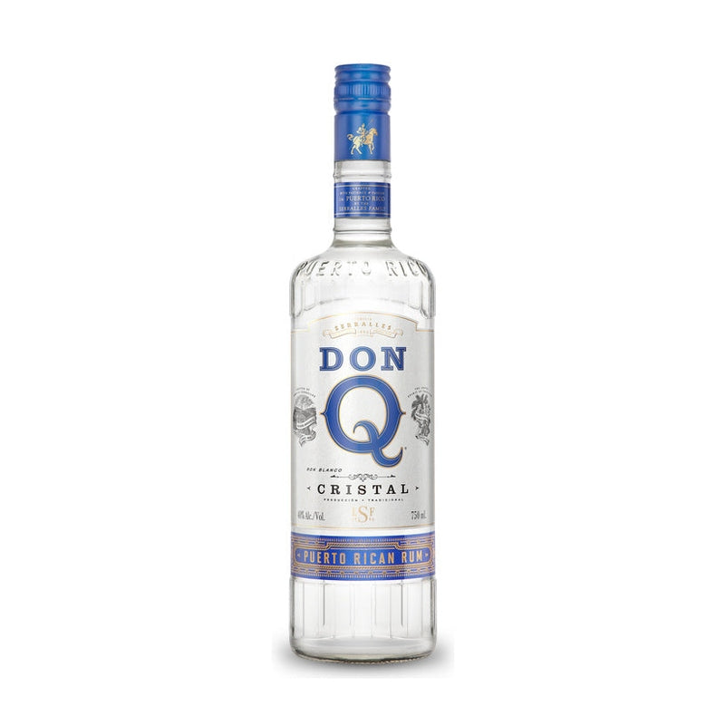 Don Q Cristal Rum bottle