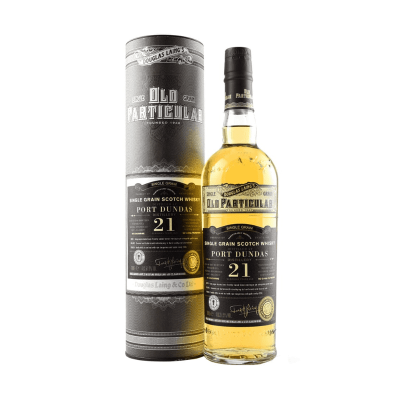 Douglas Laing's Old Particular 21 Year Old Port Dundas Single Grain Scotch Whisky - Vintage Wine & Spirits