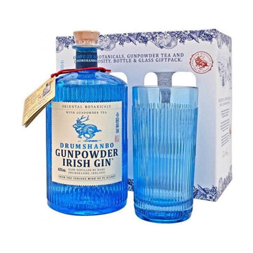 Drumshanbo Gunpowder Irish Gin w/ Glass Gift Set - Vintage Wine & Spirits