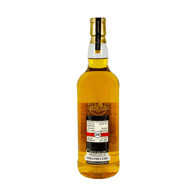 Duncan Taylor 28 Year Old Strathclyde 1990 Rare Auld Grain Scotch Whisky - Vintage Wine & Spirits