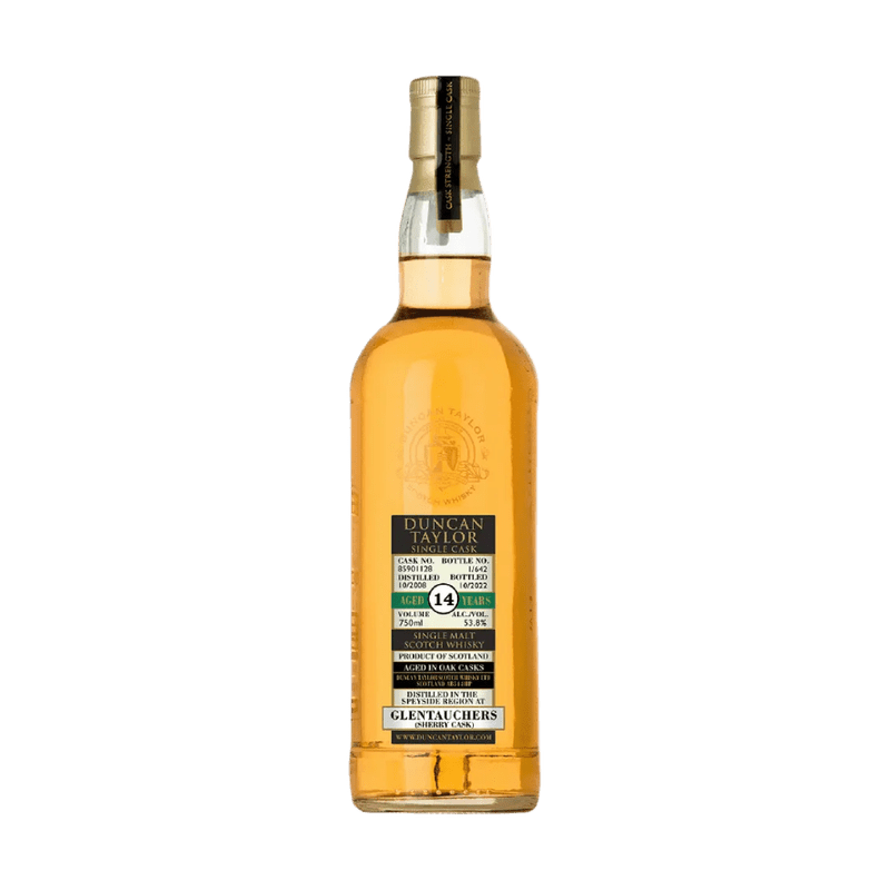 Duncan Taylor Glentauchers 2008 14 Year Old Sherry Cask 85901128 Speyside Single Malt Scotch Whisky - Vintage Wine & Spirits